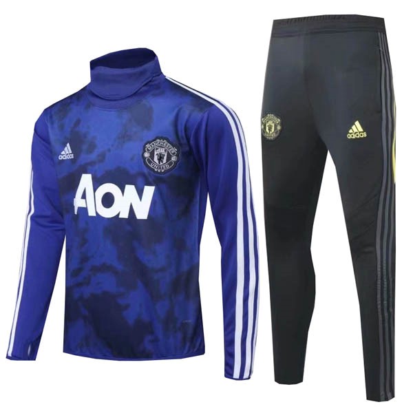 Chandal Manchester United 2019/20 Azul Negro Blanco